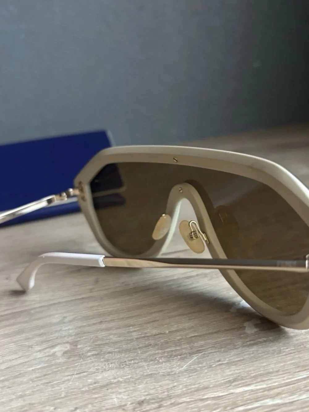 FENDI FF M0039/G/S 10A7Y 145 Brown Gold Logo Women's Sunglasses
